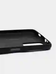 Синий силиконовый чехол накладка для Xiaomi Pocofone M3 с текстурой кожи (под кожу)