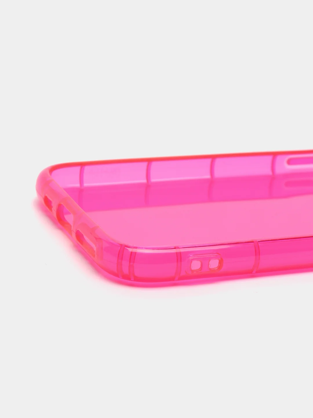 Розовый чехол для iPhone 11 Pro прозрачный цветной силиконовый