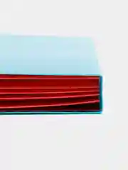 Бирюзовый папка с разделами для удобного хранения документов, формат А4