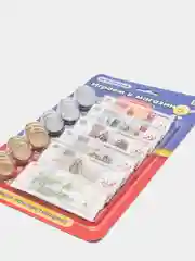 Синий игровой набор "Играем в магазин" русские деньги