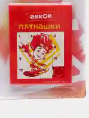 Красный логическая игра Фиксики "Пятнашки", пластик, 7 х 9 см
