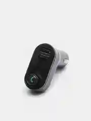 Черный автомобильный Bluetooth FM-трансмиттер с функцией зарядки