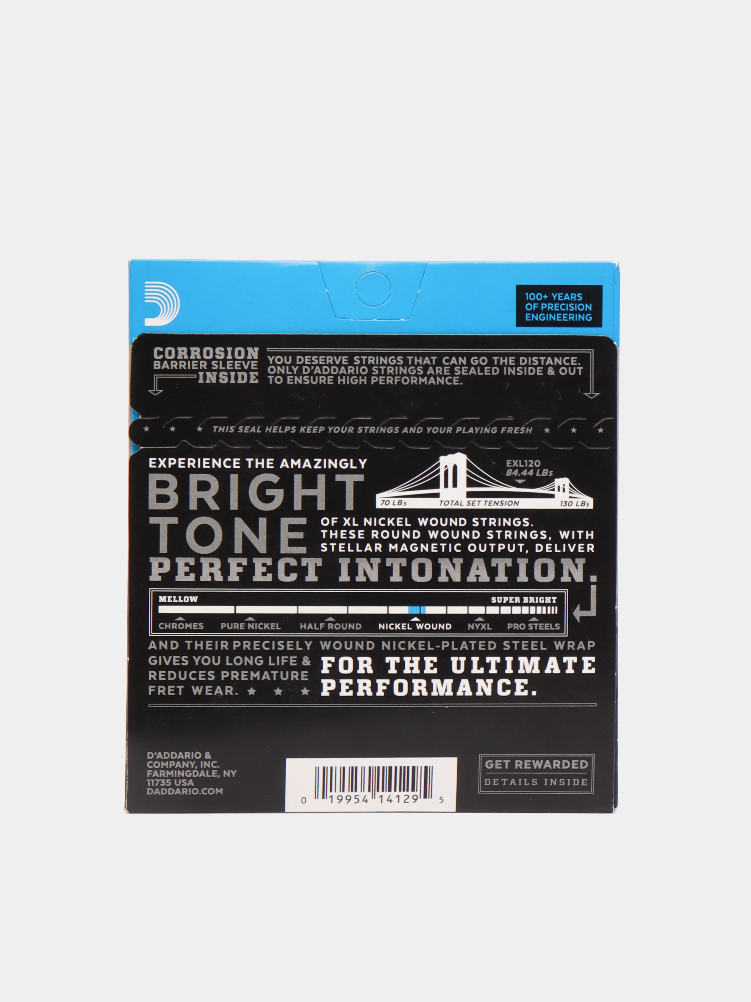 Струны для электрогитары DAddario EXL120 Nickel Wound Super Light Gauge 9/42