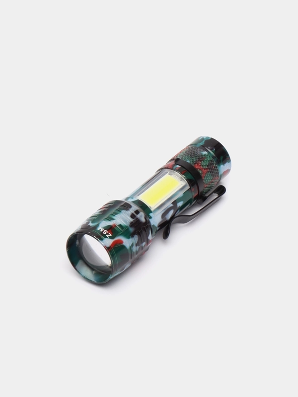 Аккумуляторный карманный фонарик с usb в кейсе