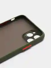 Оливковый чехол для Apple iPhone 11 Pro Max с цветной рамкой, 9 цветов