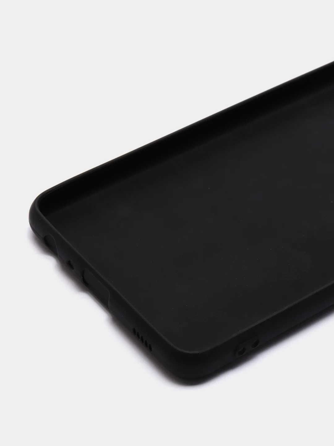 Черный чехол для Samsung Galaxy A52 А72 M21/M30S мягкий матовый TPU силикон
