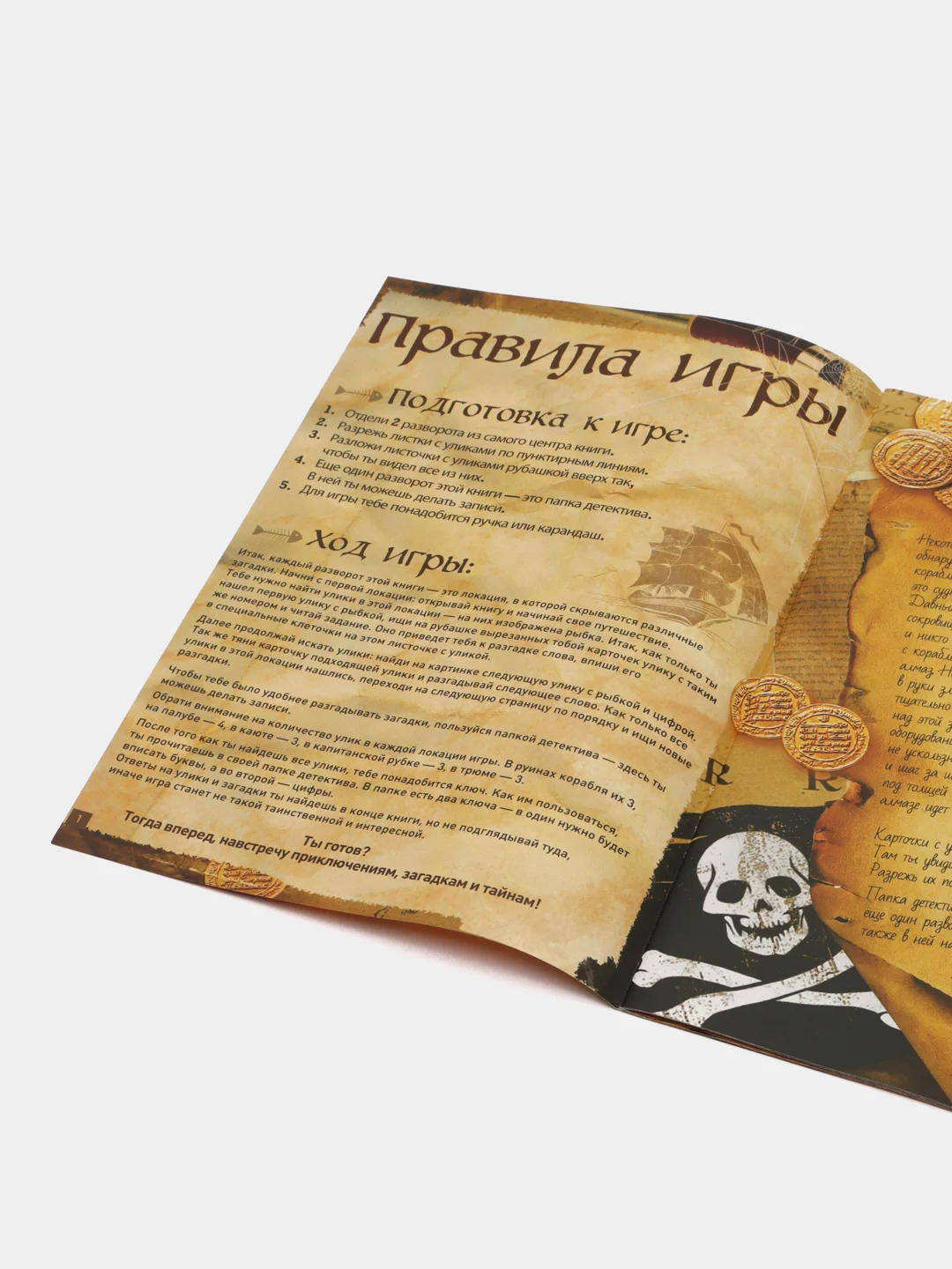 Книга-квест "Загадка затонувшего корабля версия", 8+