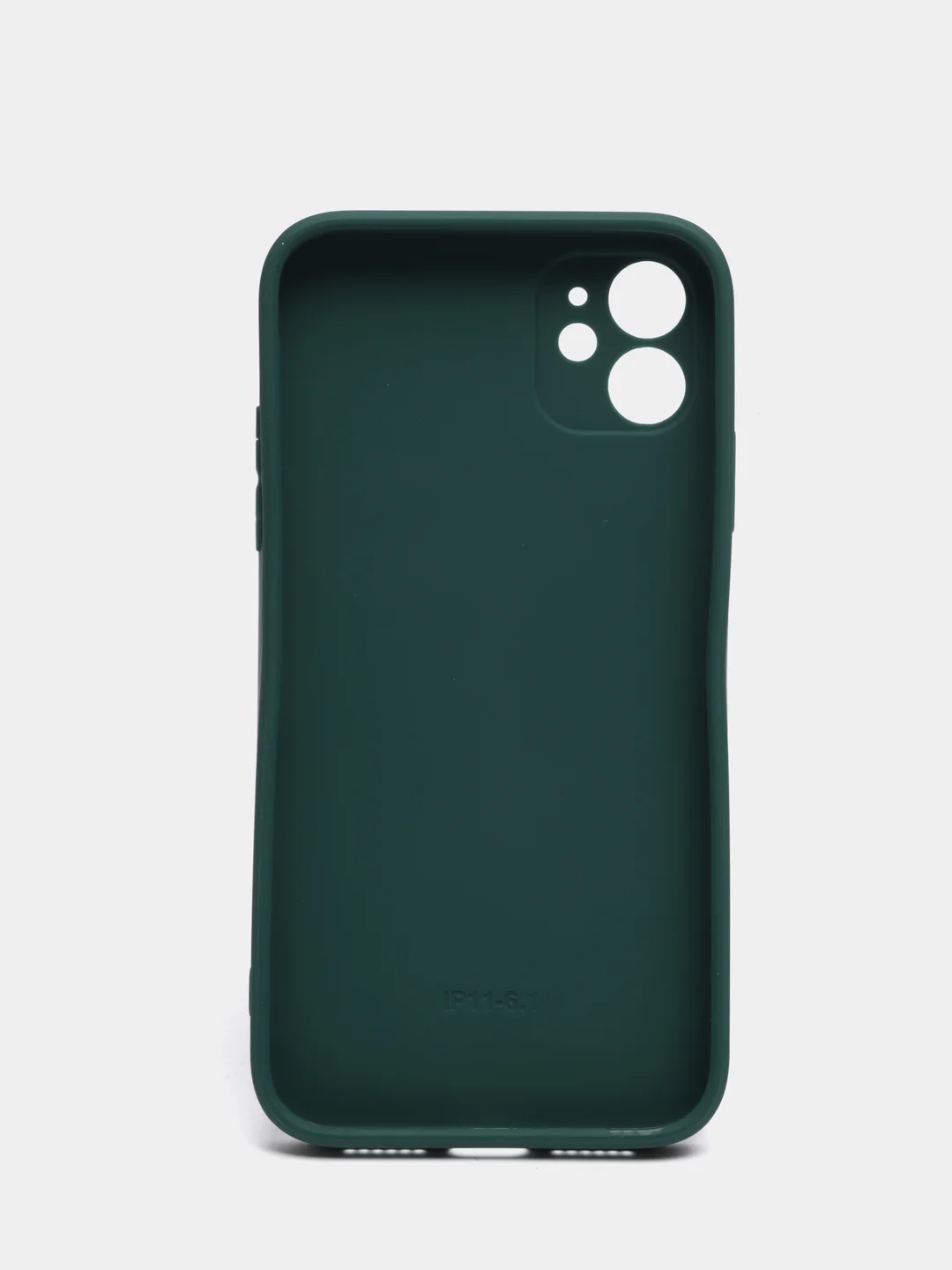 Бежевый чехол силиконовый на iPhone 11 12 Айфон 11 12