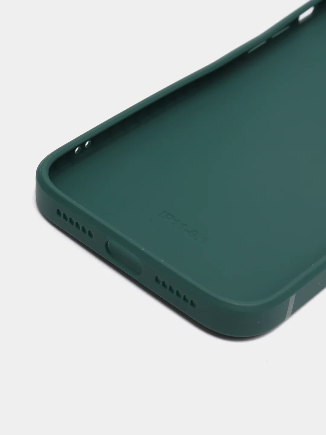 Бежевый чехол силиконовый на iPhone 11 12 Айфон 11 12