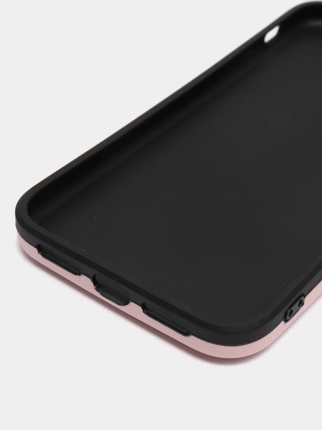 Розовый чехол силиконовый на iPhone 11 12 Айфон 11 12