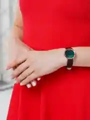 Черный часы женские