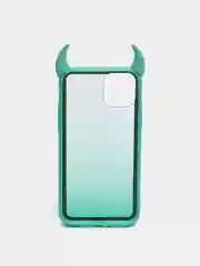 Бирюзовый чехол для iPhone 11 Pro, с рожками, 6 цветов