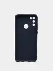 Темно-синий чехол силиконовый Huawei Honor 9A (Хуавей Хонор 9А), цветной, матовый