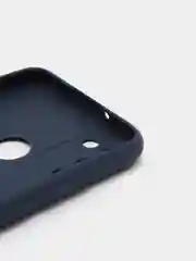 Темно-синий чехол силиконовый Huawei Honor 9A (Хуавей Хонор 9А), цветной, матовый