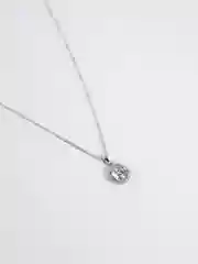 Серебряный цепочка с подвеской