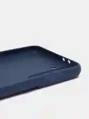 Темно-синий чехол для Samsung S21 Plus цветной матовый