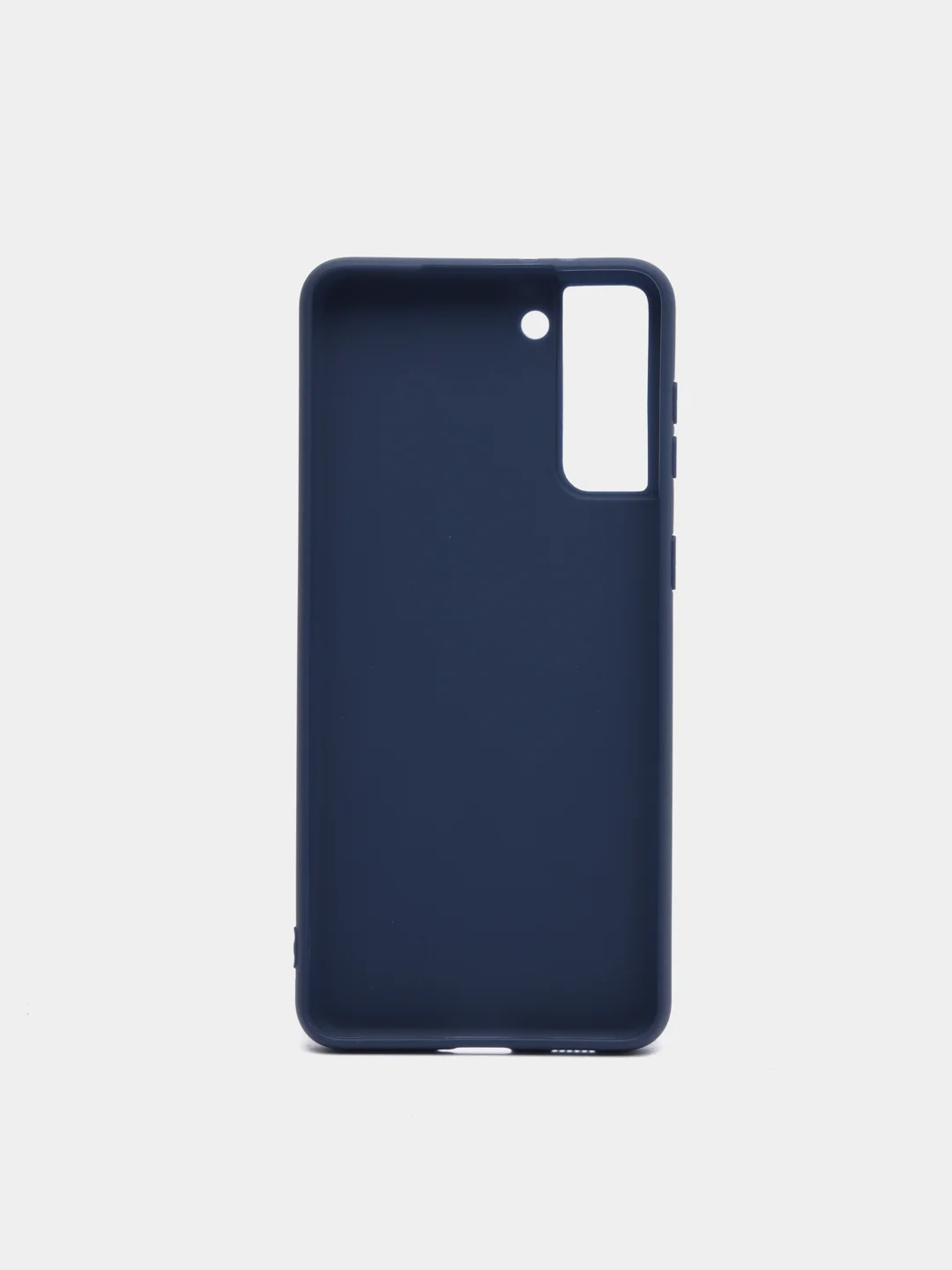 Темно-синий чехол для Samsung S21 Plus цветной матовый