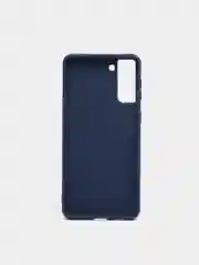 Темно-синий чехол для Samsung S21 Plus цветной матовый
