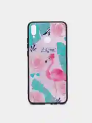 Розовый чехол Honor 8X с принтами