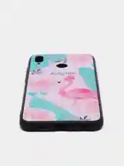 Розовый чехол Honor 8X с принтами