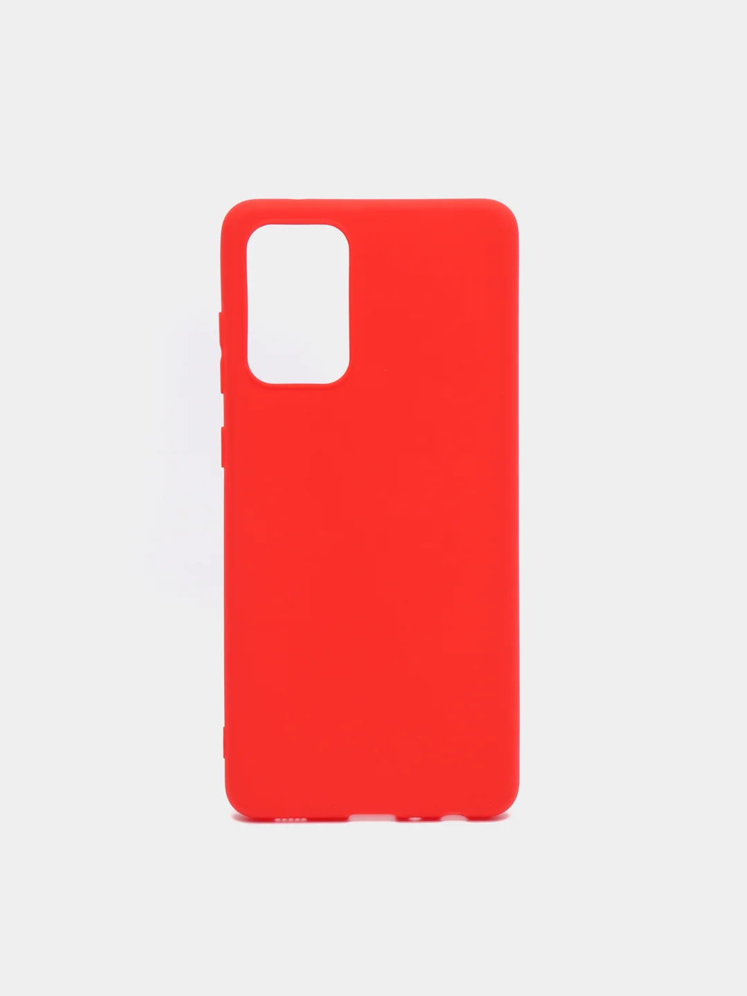 Красный чехол для Samsung Galaxy A52 А72 M21/M30S мягкий матовый TPU силикон