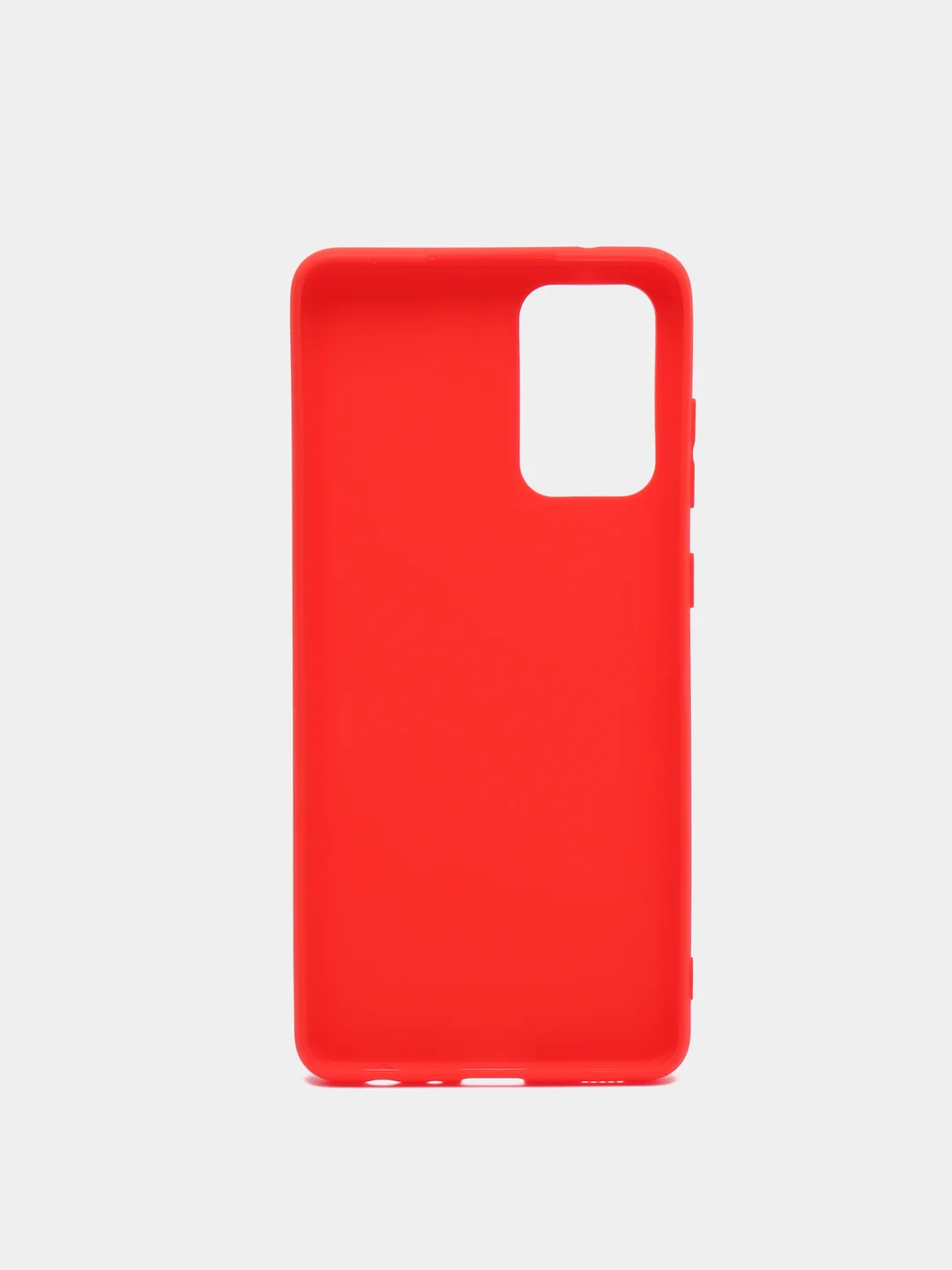 Красный чехол для Samsung Galaxy A52 А72 M21/M30S мягкий матовый TPU силикон