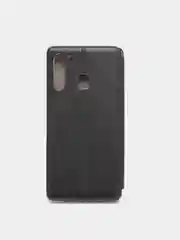 Черный чехол книжка Samsung Galaxy A21 2020