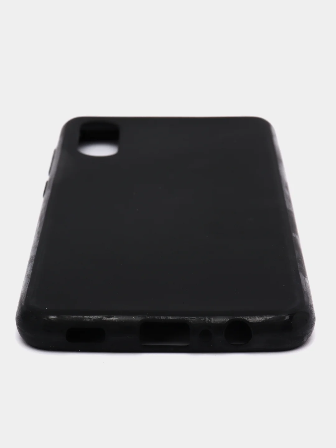 Чехол для Samsung Galaxy A02, A022, матовый, с глянцевым ободком