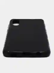 Чехол для Samsung Galaxy A02, A022, матовый, с глянцевым ободком