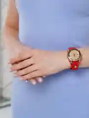 Красный часы наручные
