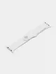 Белый силиконовый ремешок для Apple Watch 42/44