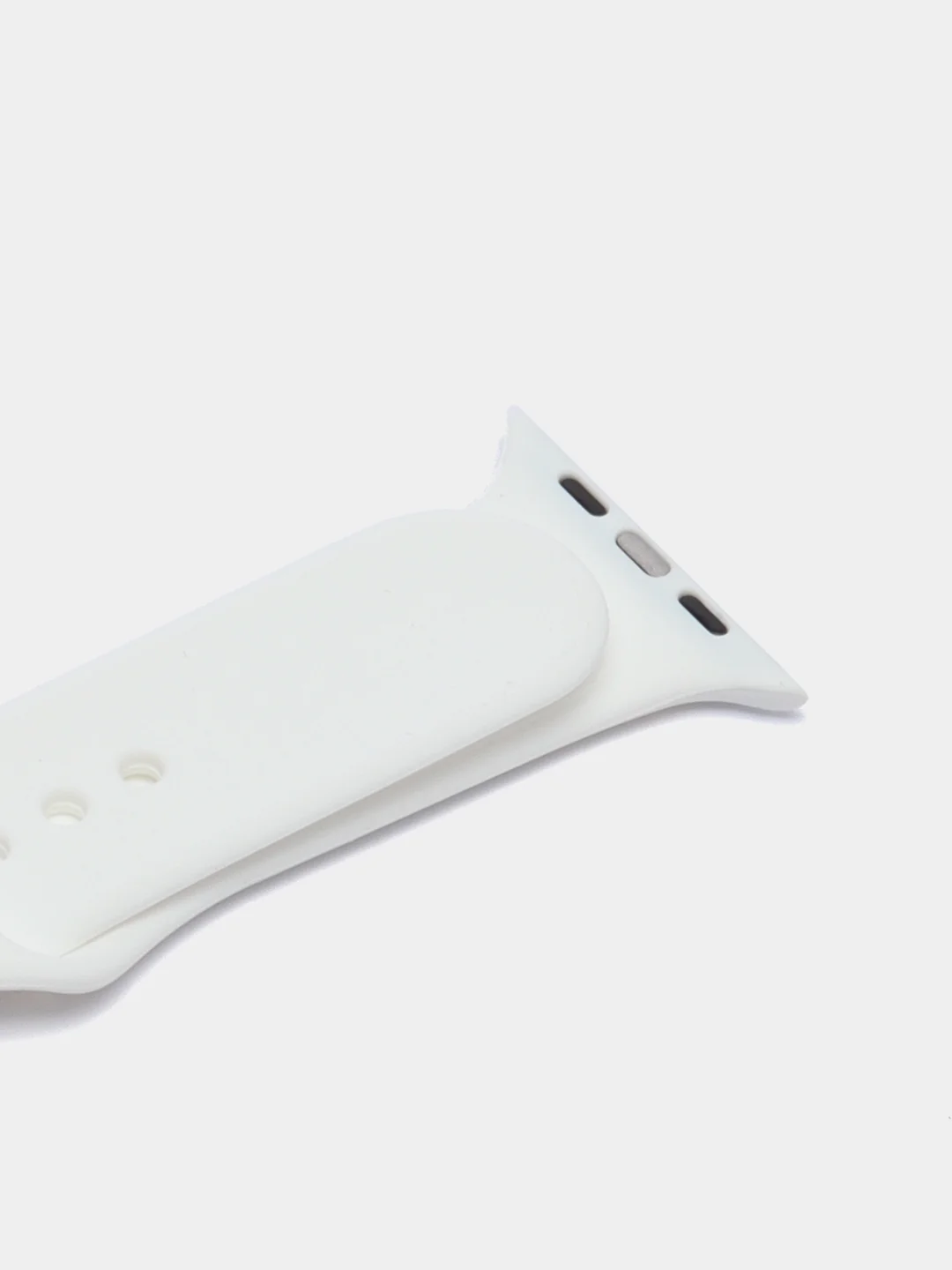 Белый силиконовый ремешок для Apple Watch 42/44