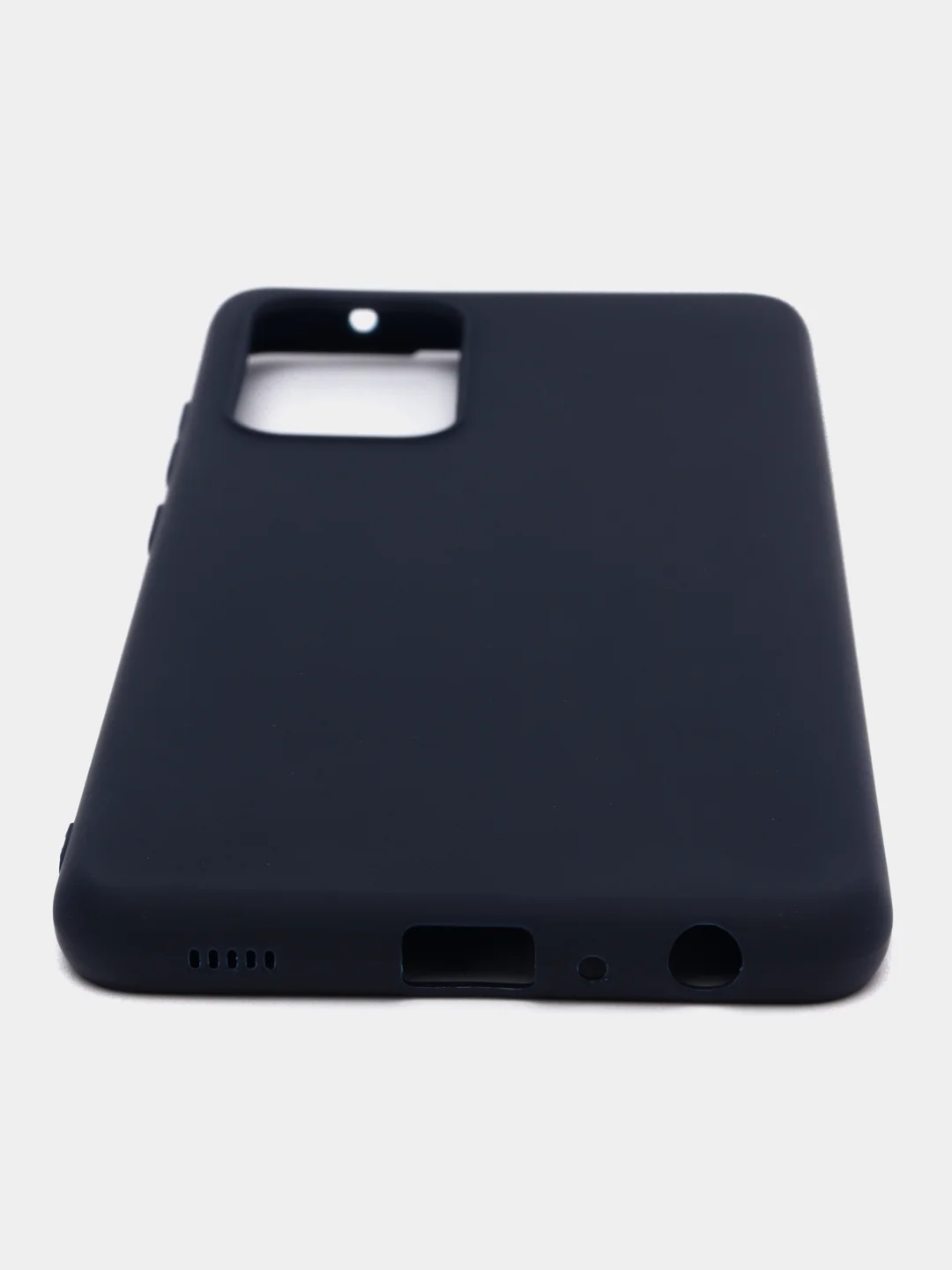 Темно-синий чехол для Samsung Galaxy A52 А72 M21/M30S мягкий матовый TPU силикон