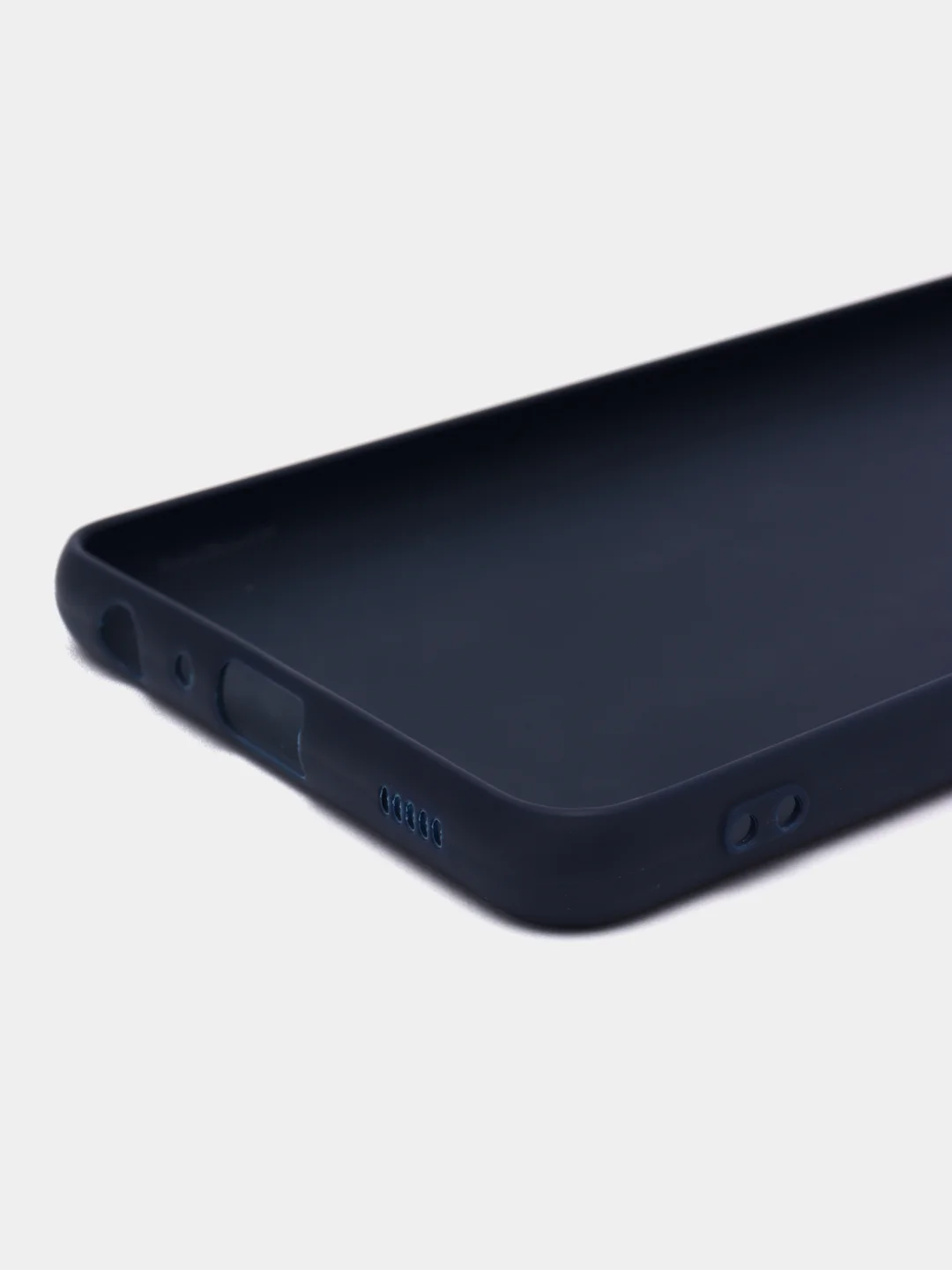 Темно-синий чехол для Samsung Galaxy A52 А72 M21/M30S мягкий матовый TPU силикон