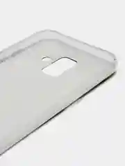 Красный чехол Samsung Galaxy A6 (2018), Самсунг Галакси А6 силиконовый с мраморным рисунком