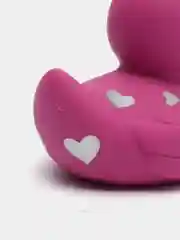 Игрушка для купания сувенир Funny Ducks "Розовая уточка c сердечками", 1938