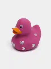 Игрушка для купания сувенир Funny Ducks "Розовая уточка c сердечками", 1938