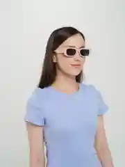 Бежевый очки солнцезащитные