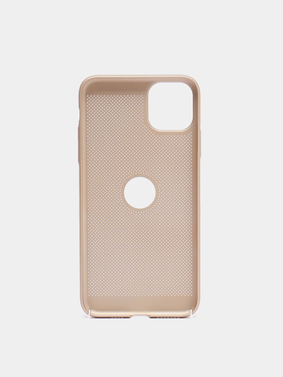 Золотой чехол ультратонкий с перфорацией для Айфон iPhone 11, iPhone 11 Pro, iPhone 11 Pro Max