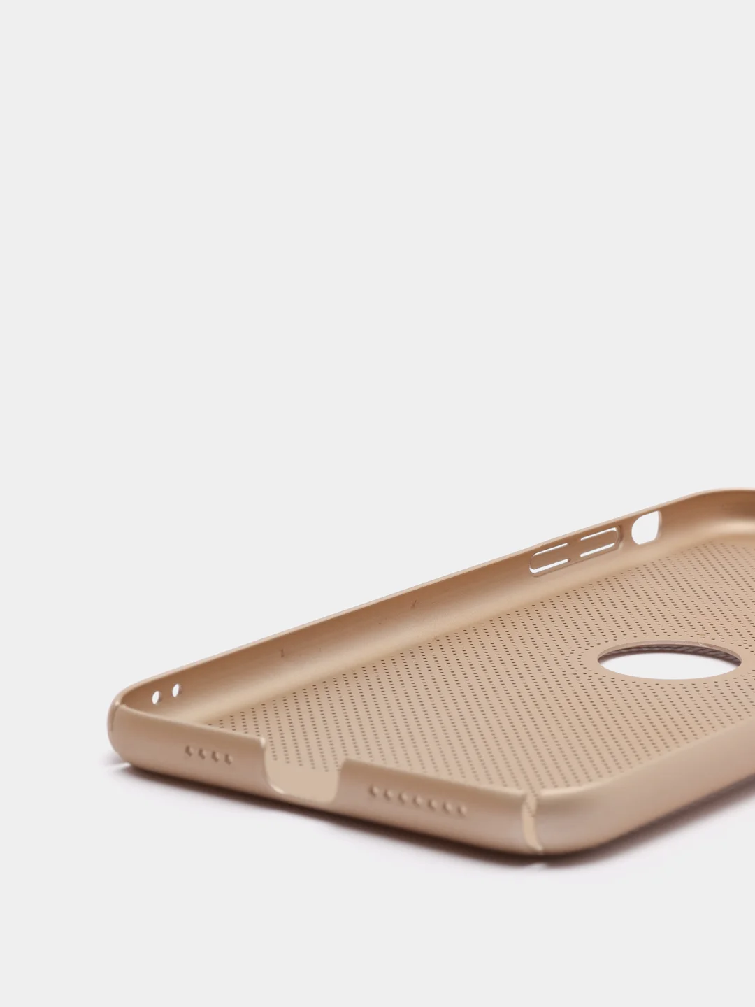 Золотой чехол ультратонкий с перфорацией для Айфон iPhone 11, iPhone 11 Pro, iPhone 11 Pro Max