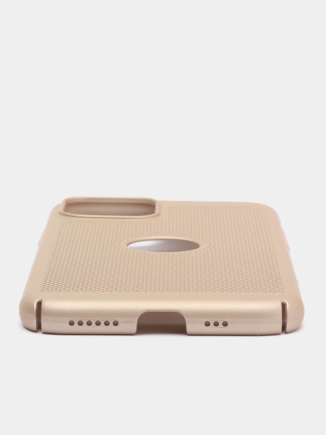 Золотой чехол ультратонкий с перфорацией для Айфон iPhone 11, iPhone 11 Pro, iPhone 11 Pro Max