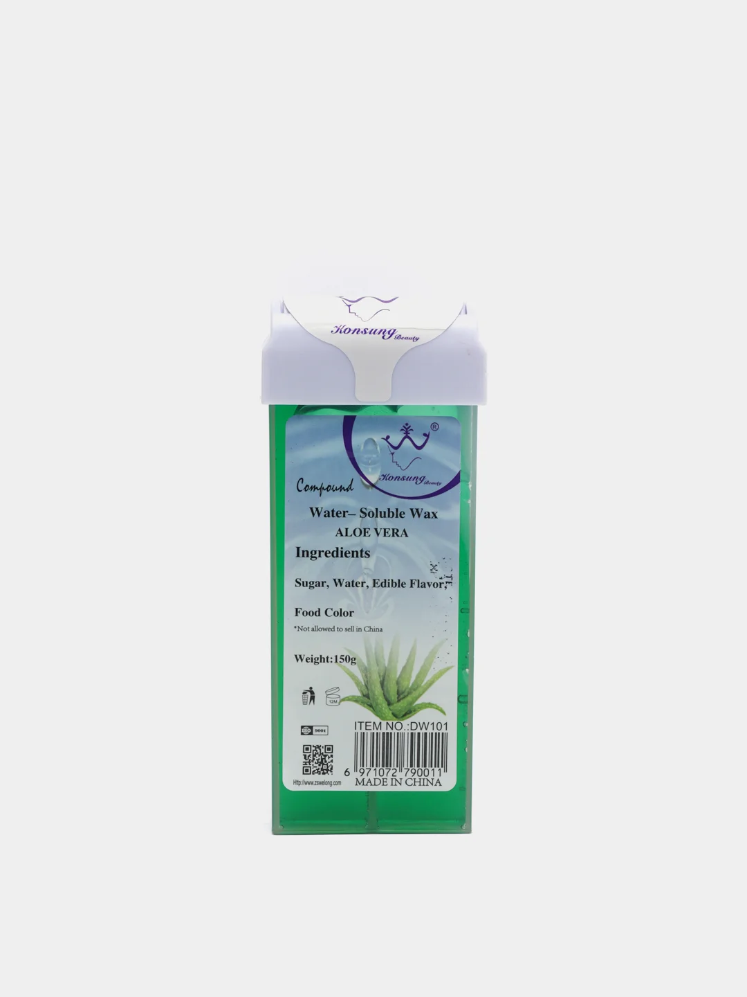 Зеленый воск картриджный для депиляции "Water-Soluble Wax", 115 г