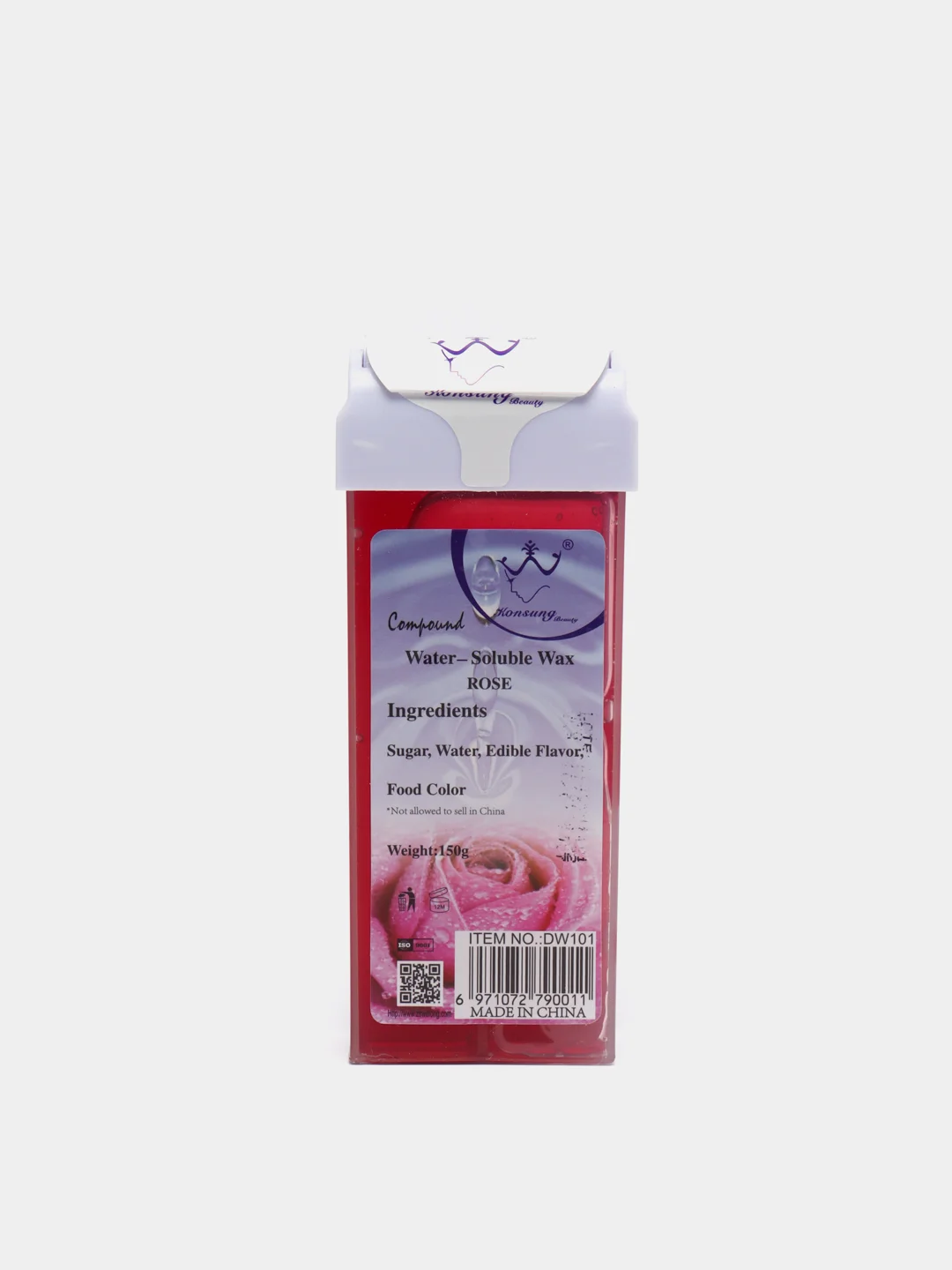 Красный воск картриджный для депиляции "Water-Soluble Wax", 115 г