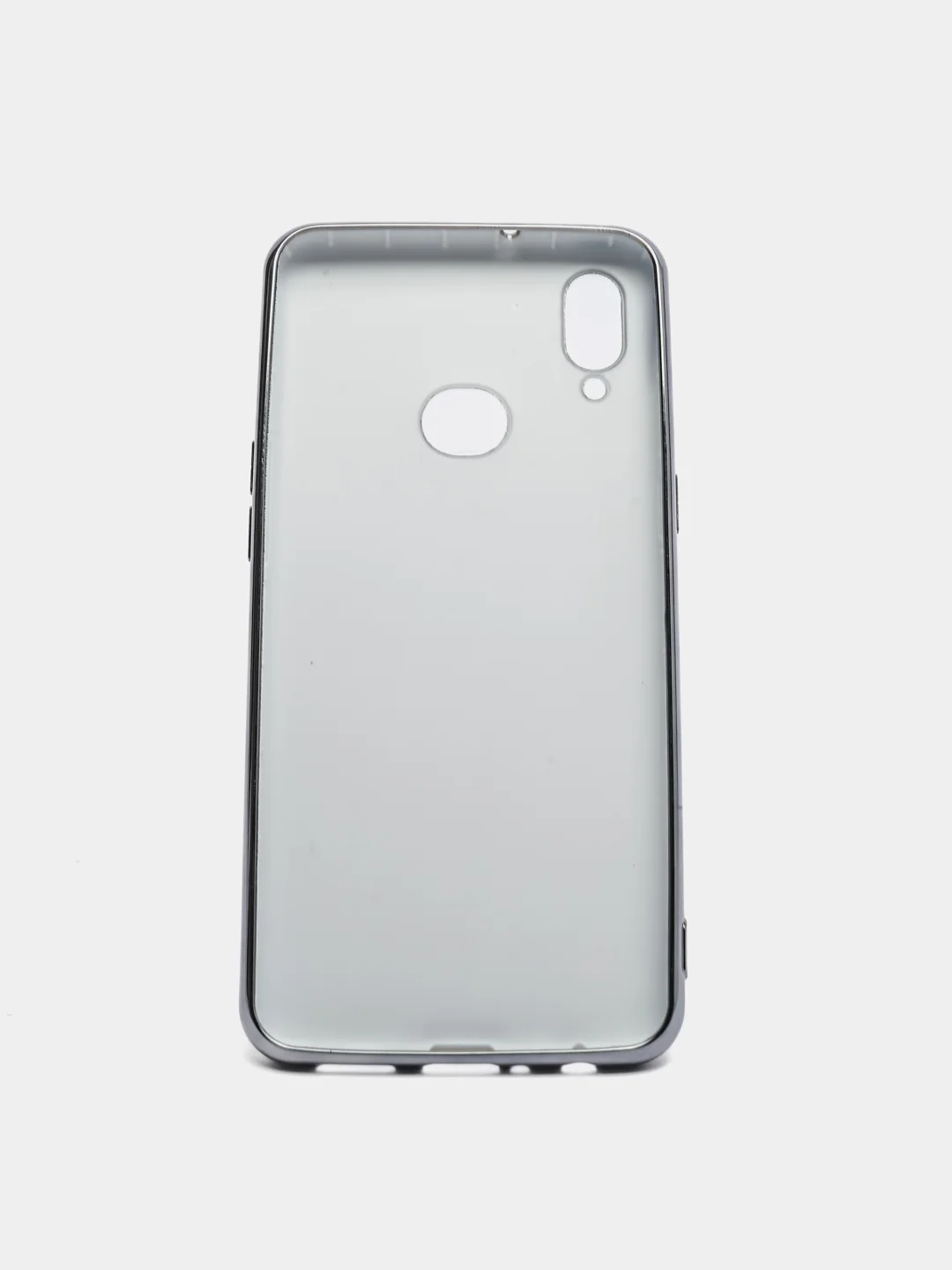 Розовый чехол Samsung Galaxy A10s, Самсунг Галакси А10с цветной, силиконовый, с глянцевой рамкой