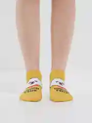 Горчичный носки женские