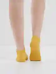 Горчичный носки женские