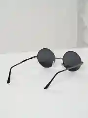 Хром солнцезащитные очки, круглые