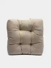 Бежевый меланж подушка для сидения MATEX "VELOURS", 40 х 40 х 8 см