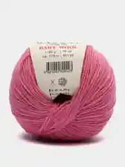 Тёмно-розовый пряжа Gazzal Baby Wool 20%Кашемир 40%Мериносовая шерсть 40%Акрил 50г 175м Газзал беби вул