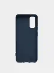 Синий чехол силиконовый на Samsung S20 / S11